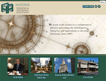 Tablet Screenshot of haydenfis.com